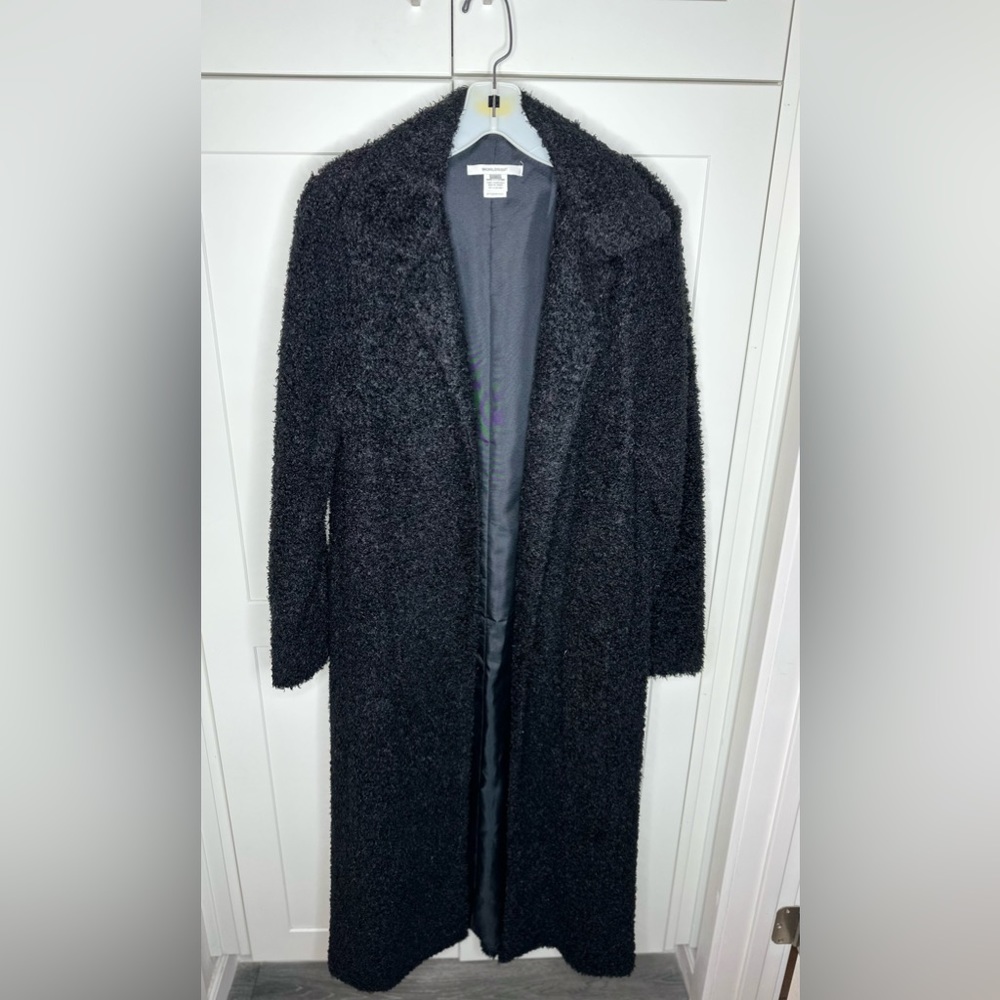 Worlds Apart Shaggy Full Length Coat